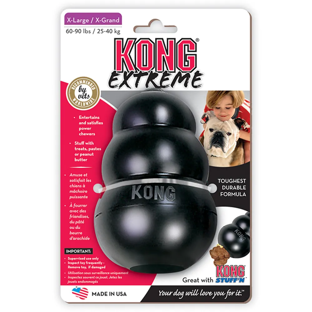 Kong Extreme Svart Xl 13x9cm