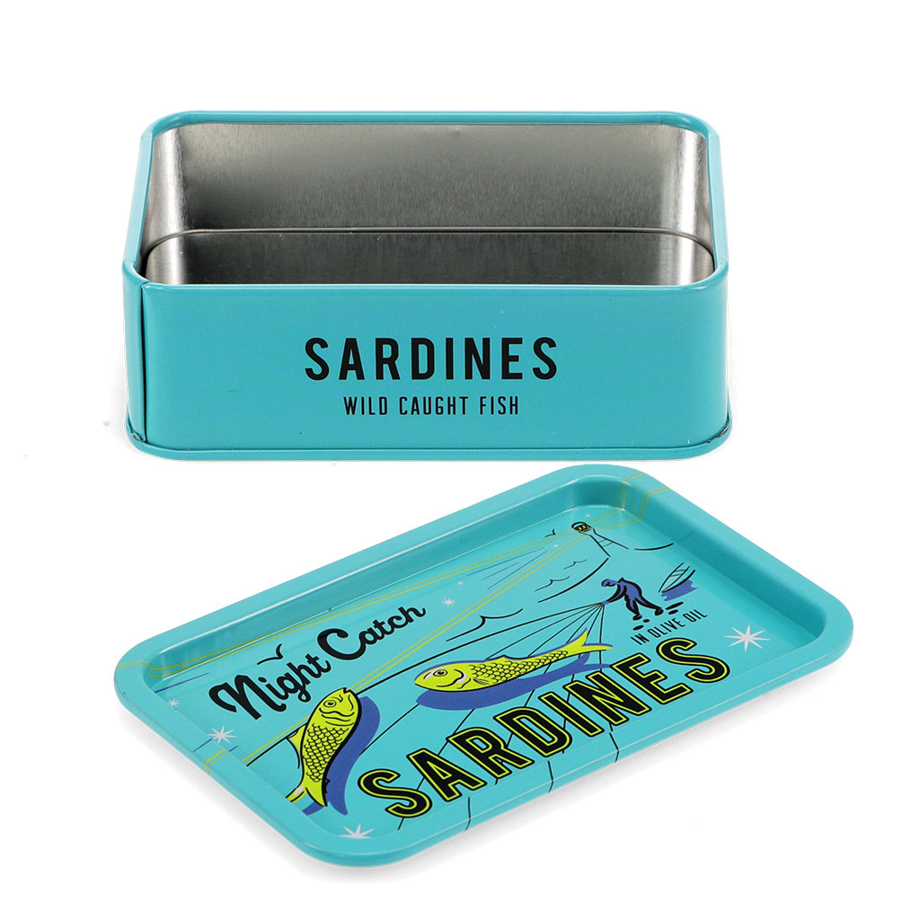 Plåtask liten Retro Sardines - 2