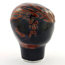 Stig Lindberg (Combin 1970s) Bottle Woman Head with Tenmoku Glaze 7 cm (2)
