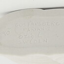 Stig Lindberg (Parian 1977) Matte White Tvillingarna Sculpture 24 cm (3) 