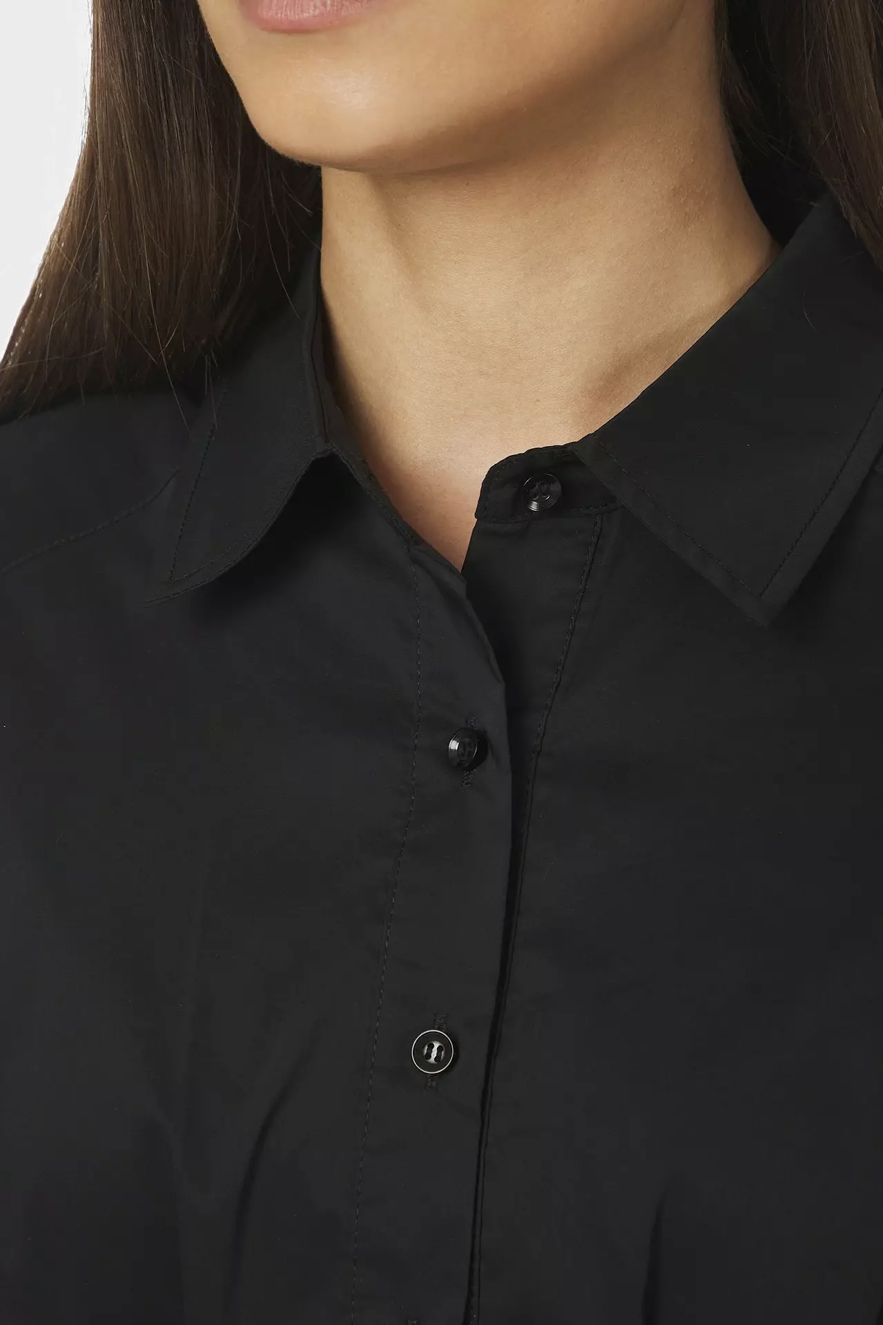 Neo Noir -  Baia Poplin Dress Black - 3