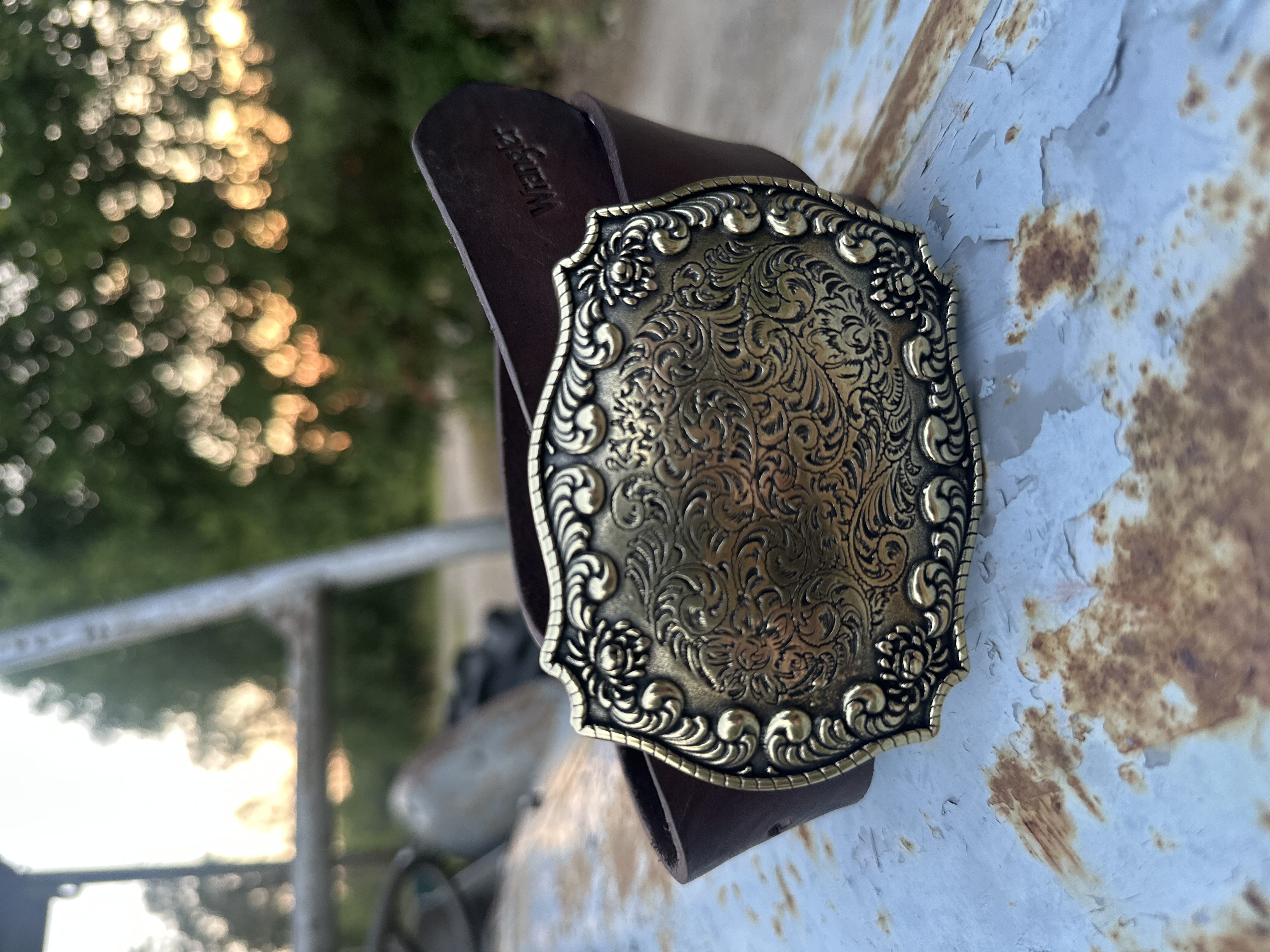 Wrangler bälte buckle