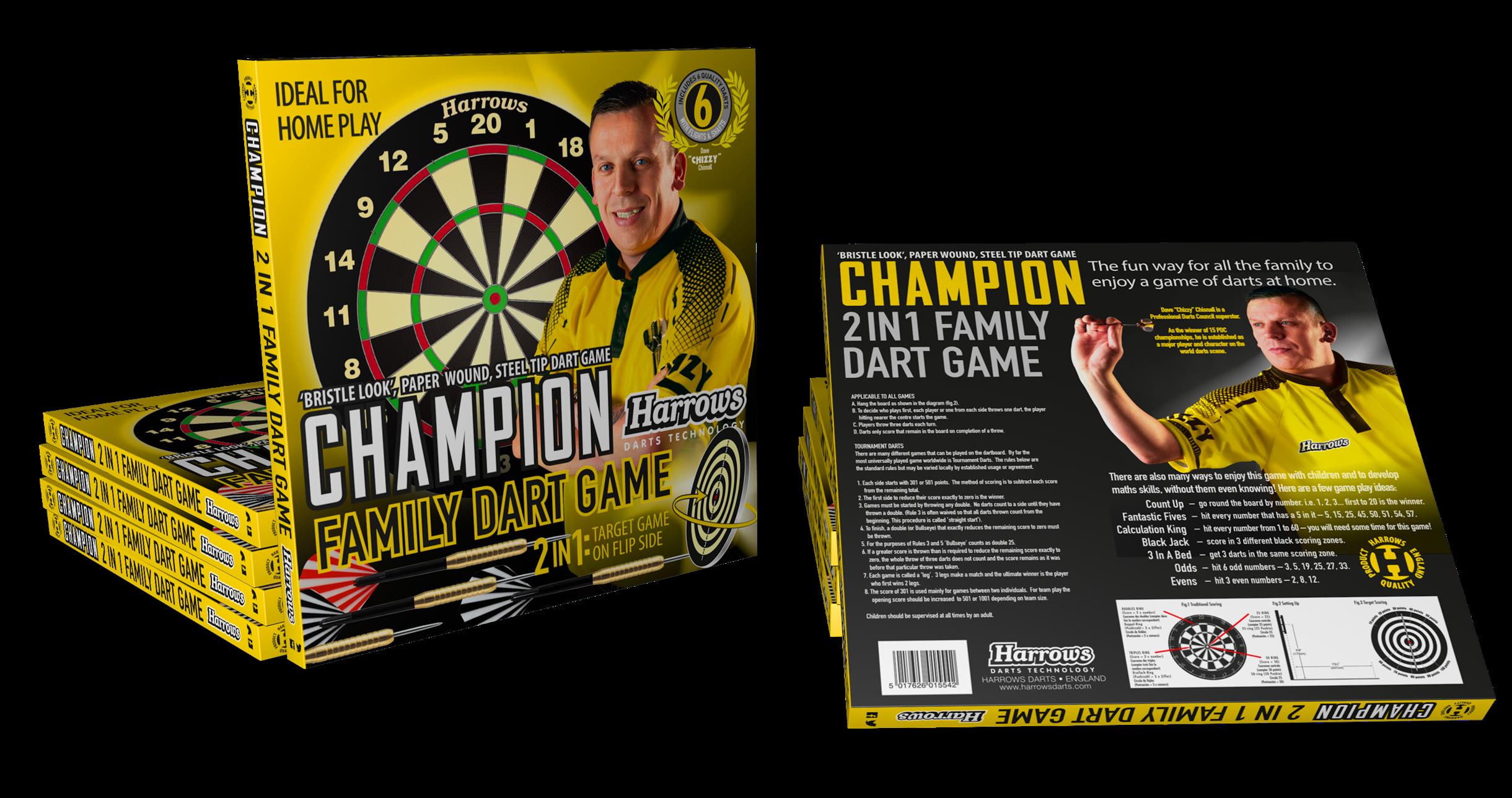 Harrows Dartboard Family Dartgame - 4