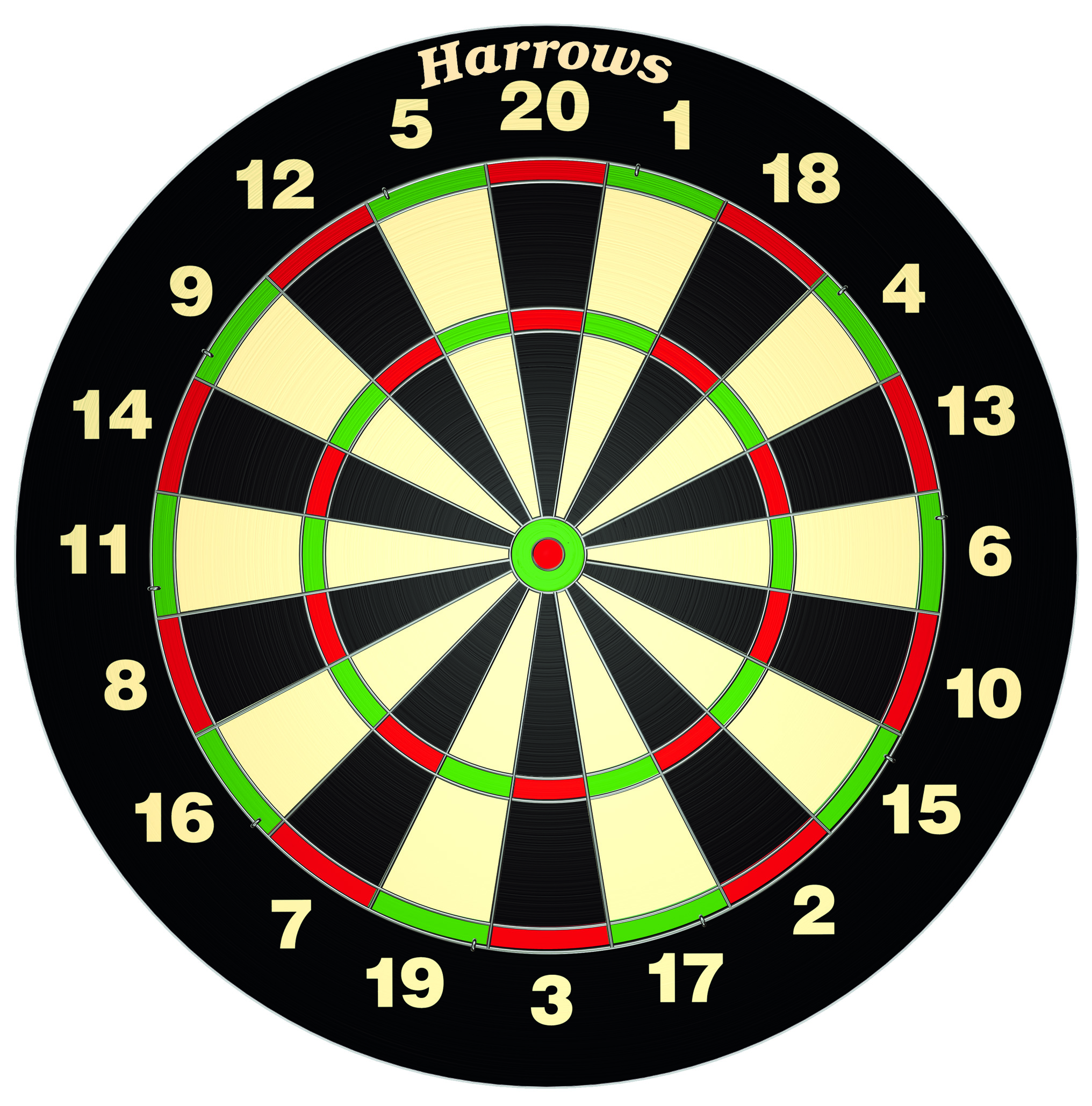 Harrows Dartboard Family Dartgame - 2