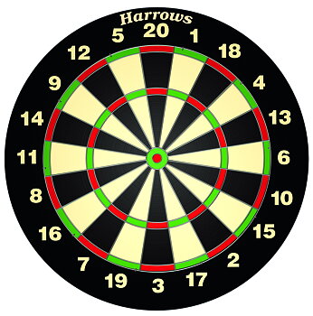 Harrows Dartboard Family Dartgame