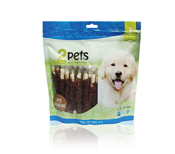  2pets Tuggpinne m lamm 12cm 30-pack, 400g