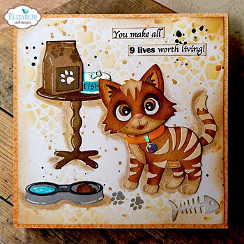 Elizabeth - Clear stamps - Cat Sentiments