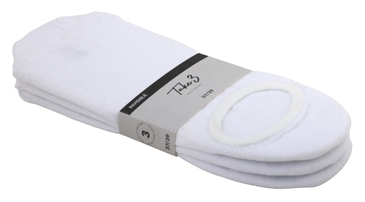 3-Pack Invisible Strumpor