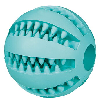 Denta Fun, baseball m mintsmak, naturgummi, ø 6 cm