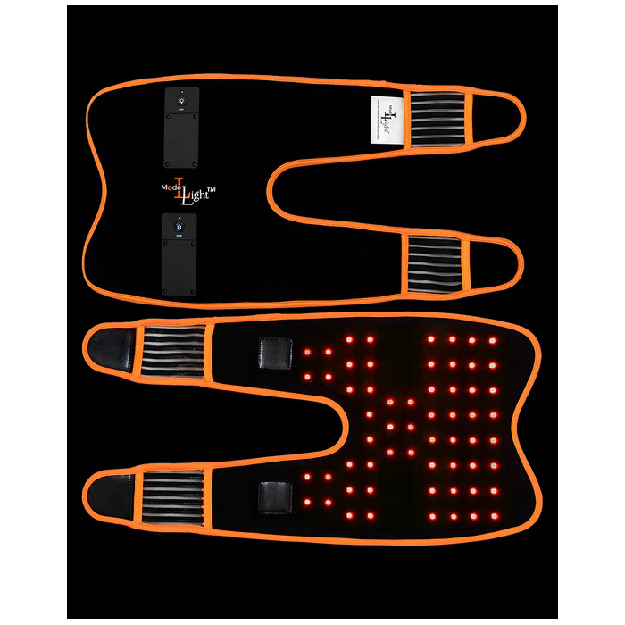Behandlingspadd med LED-ljusterapi och PEMF 