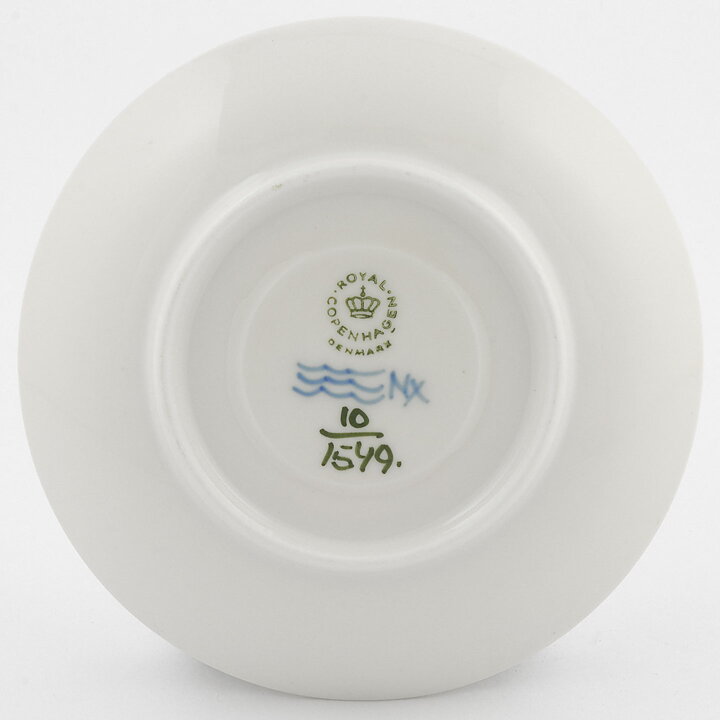 ロイヤルコペンハーゲン  Blå Blomstシリーズ  青い花模様のコーヒーカップソーサー  (13cm)  20世紀  #1549  [サンプル画像]  [送料無料]