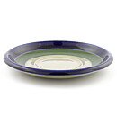 Marianne Westman (Elisabeth 1969) Cup Saucer with Blue/Green Decor 15 cm  [Free Shipping]