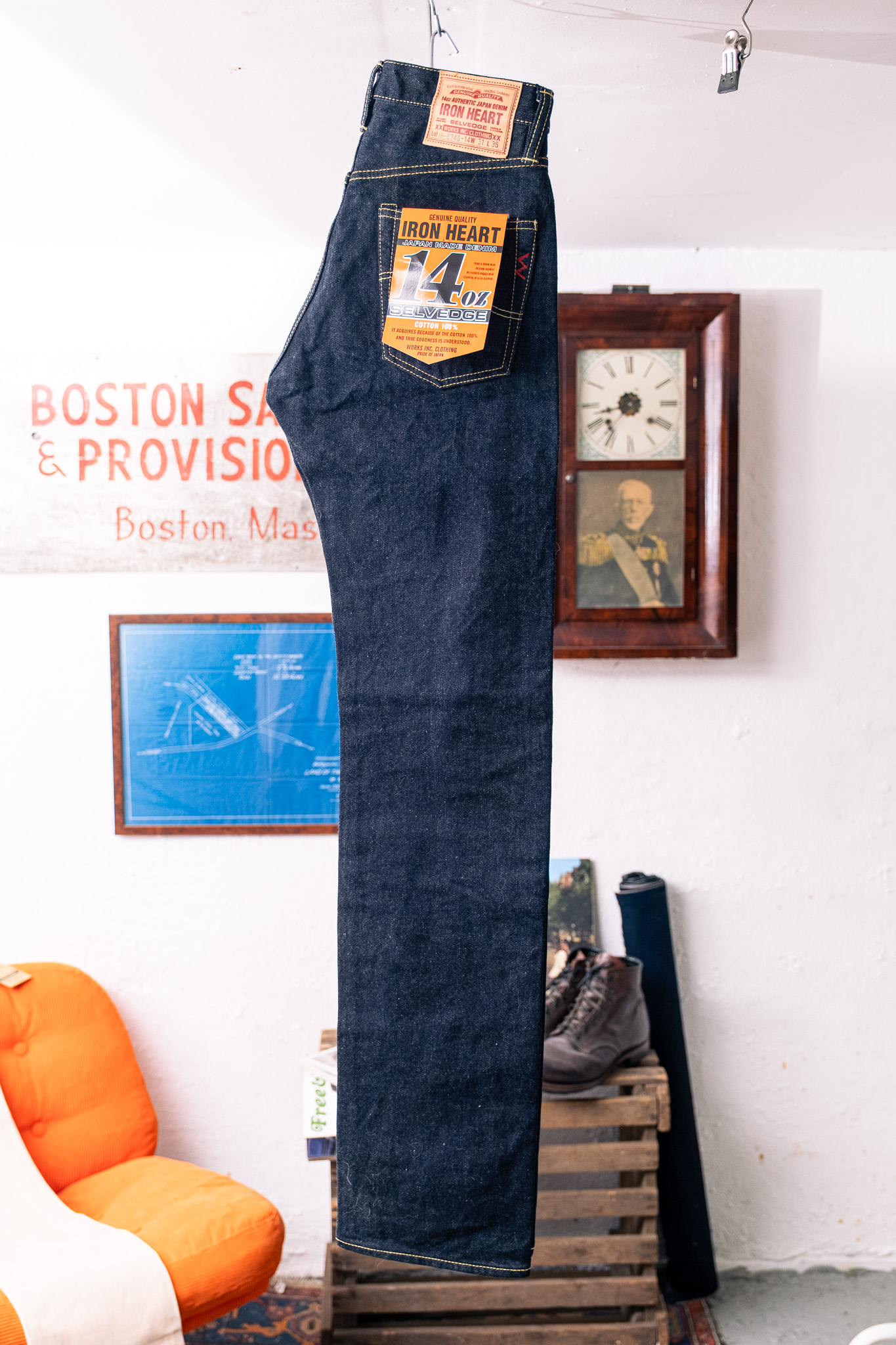 Iron Heart - IH-634S-142 14oz Selvedge Denim Straight Cut Jeans