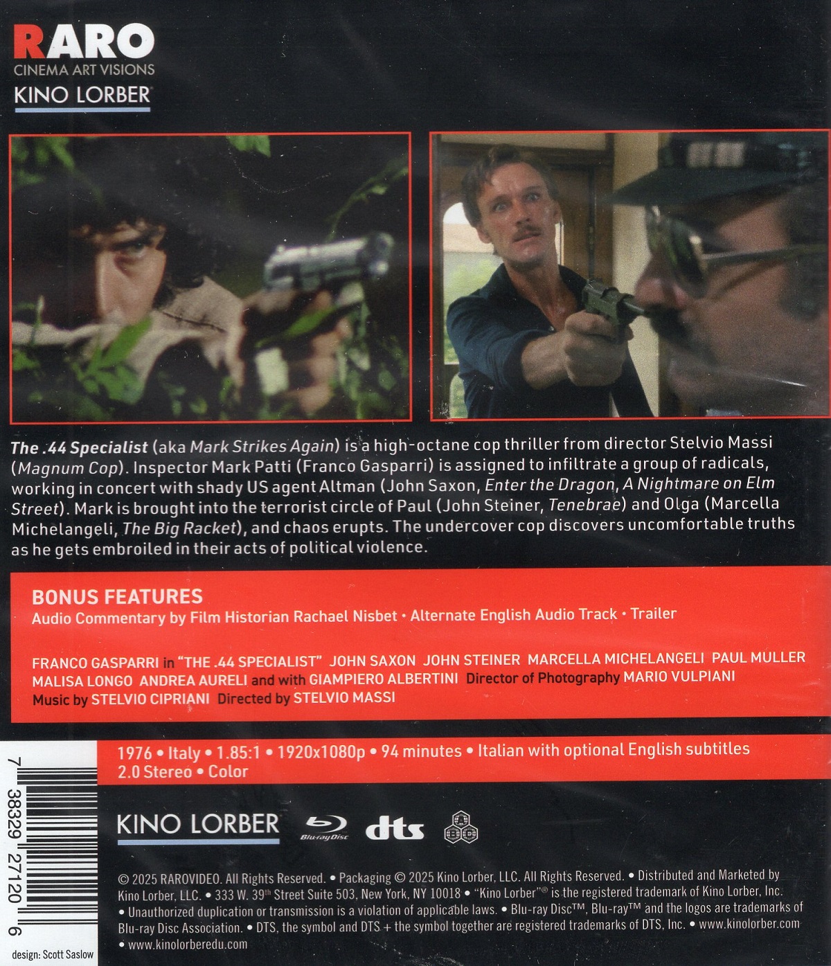 The .44 Specialist (ej svensk text) (Blu-ray) - 2
