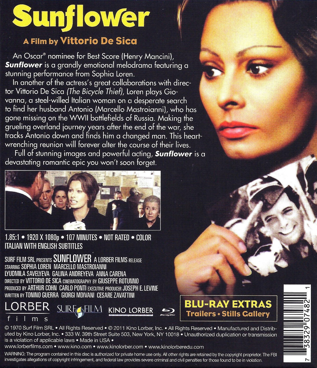 Sunflower (ej svensk text) (Blu-ray) - 2