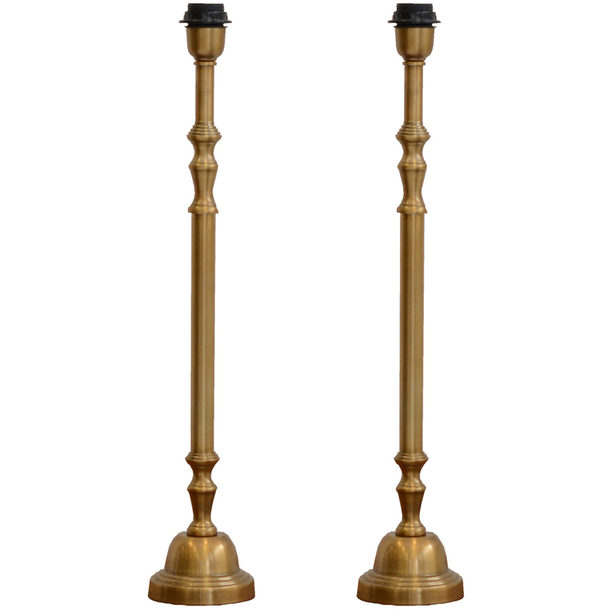 2 st. Lampfot Anna Oxid