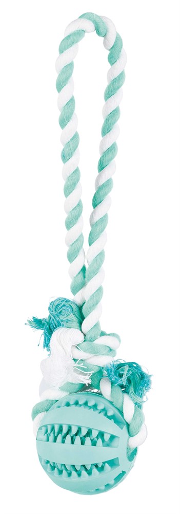 Denta Fun, Gummiboll i bomullsrep 7/24 cm