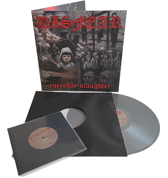 DISFEAR - Everyday Slaughter LP (Silver vinyl) + Bonus 7"