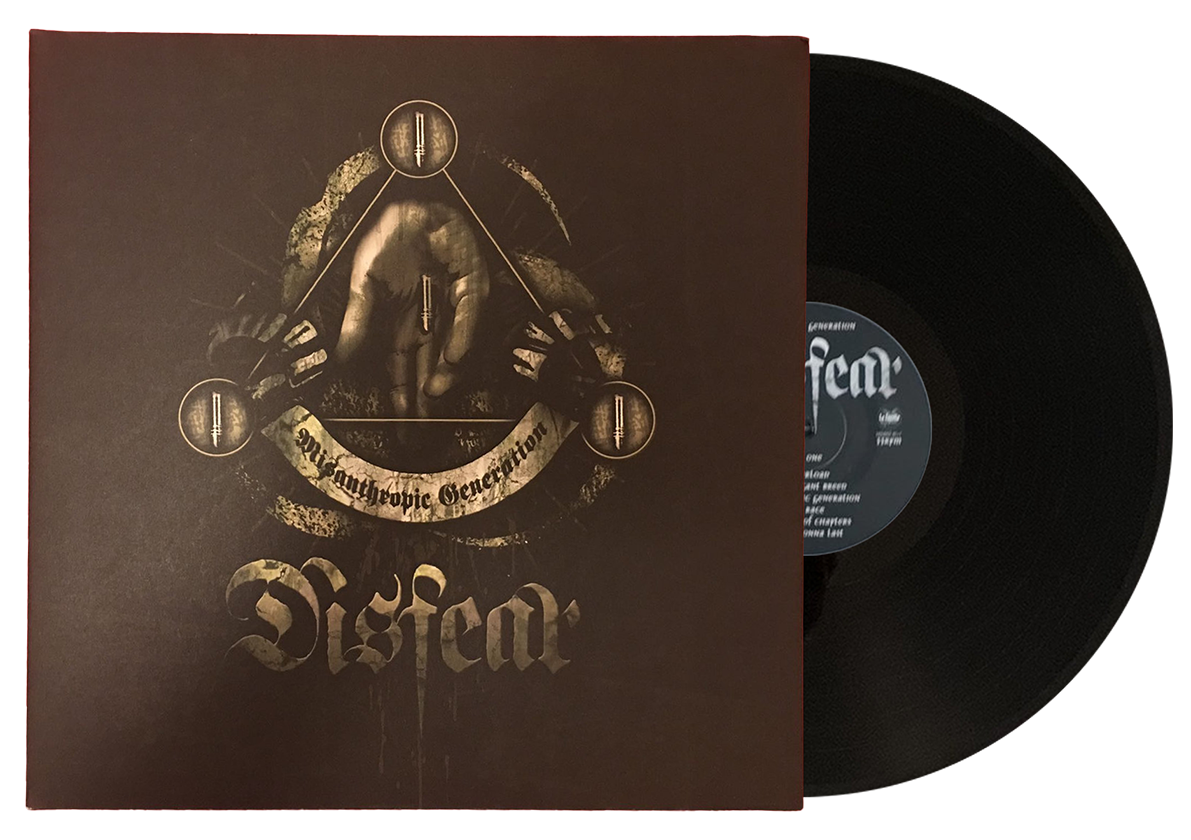 DISFEAR - Misanthropic Generation LP (Svart vinyl)