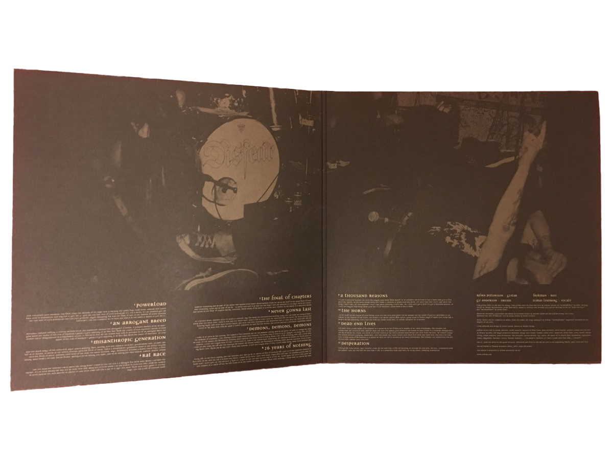 DISFEAR - Misanthropic Generation LP (Svart vinyl) - 2