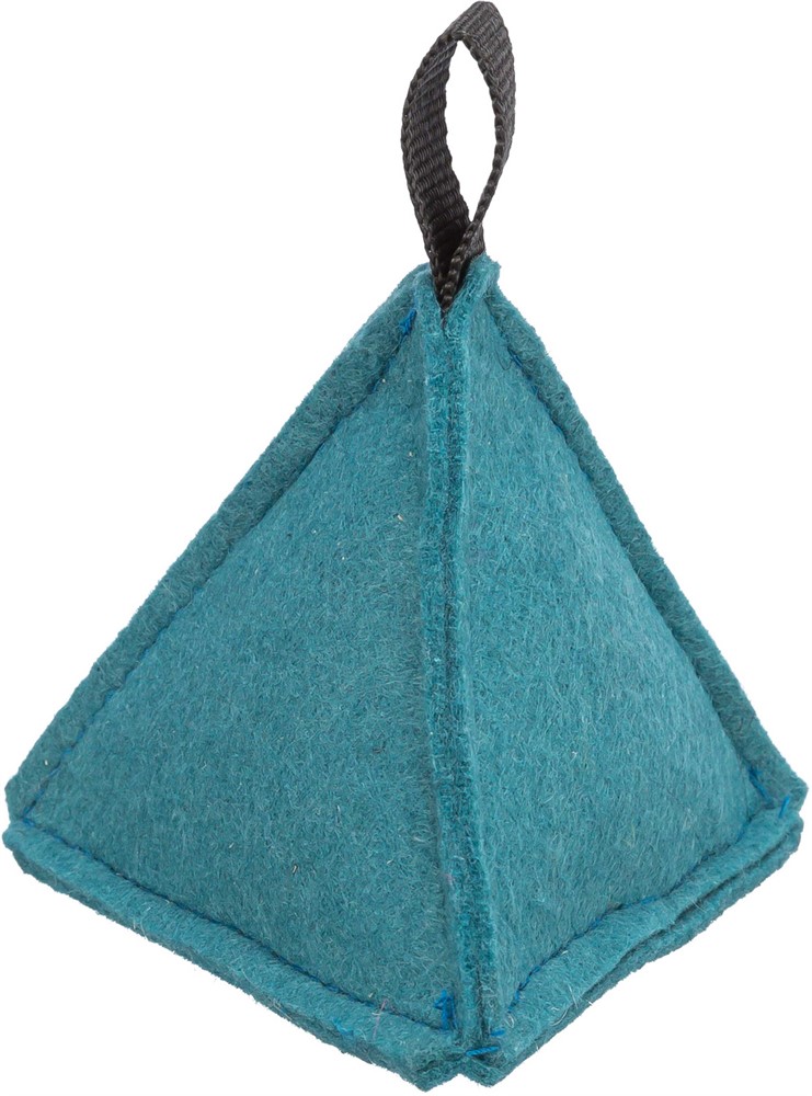 CityStyle pyramid, filt, catnip, 7 cm