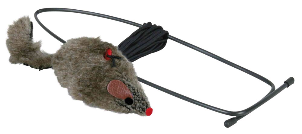 Kattleksak Plyschmus 8 cm för dörrkarm 1,75 m