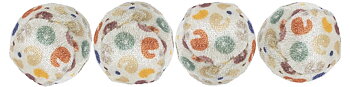 Kattleksak Leopardboll 4-pack ø 4cm