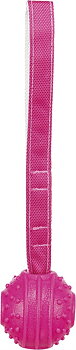Soft & Strong boll med rem, TPR, 29 cm, rosa