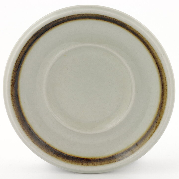Anja Jaatinen-Winquist (Karelia 1968) Coffee Cup Saucer with Brown Border 13 cm  [Sample Images]  [Free Shipping]