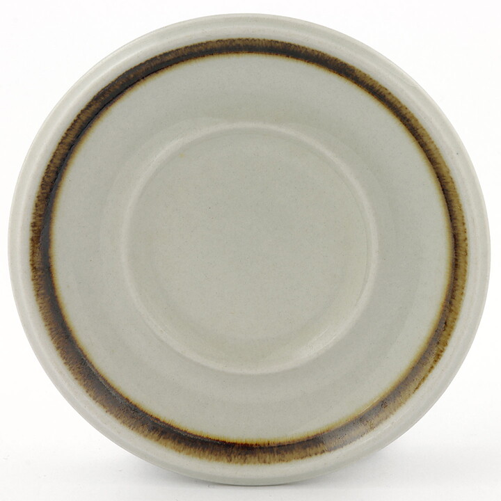 アンヤ・ヤーティネン・ウィンクヴィスト  Kareliaシリーズ  コーヒーカップソーサー  茶色いライン  13cm  1968年  [サンプル画像]  [Free Shipping] 