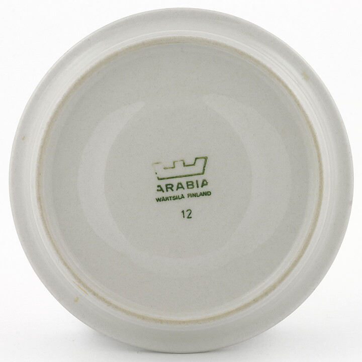 アンヤ・ヤーティネン・ウィンクヴィスト  Kareliaシリーズ  コーヒーカップソーサー  茶色いライン  13cm  1968年  [サンプル画像]  [Free Shipping] 