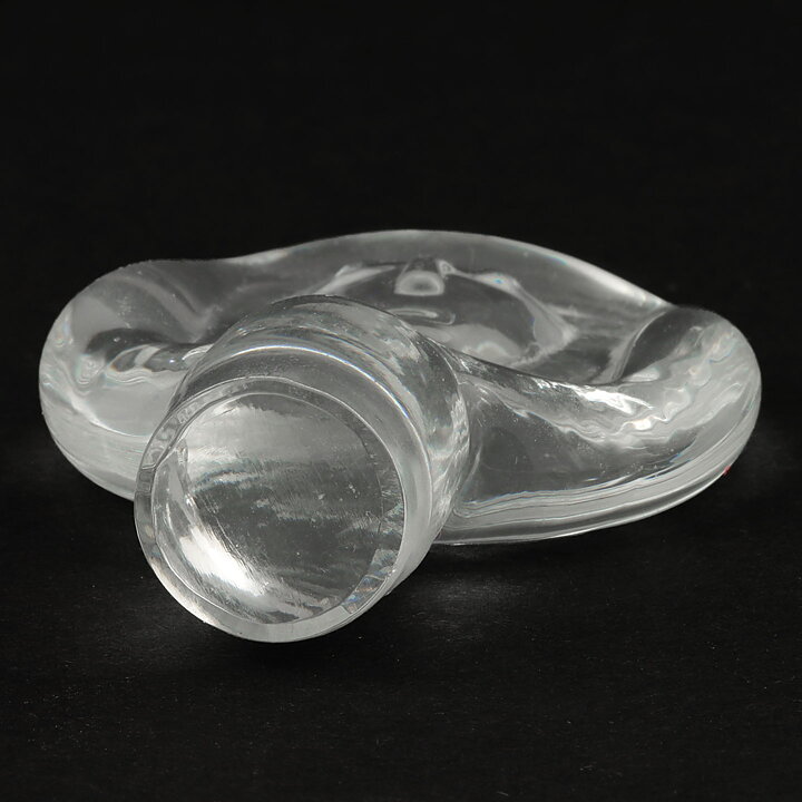 Erik Höglund (People 1957) Clear Sculptural Decanter Stopper 6 cm