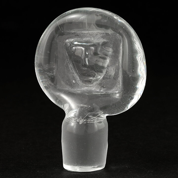 Erik Höglund (People 1957) Clear Sculptural Decanter Stopper 6 cm