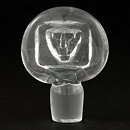 Erik Höglund (People 1957) Clear Sculptural Decanter Stopper 6 cm