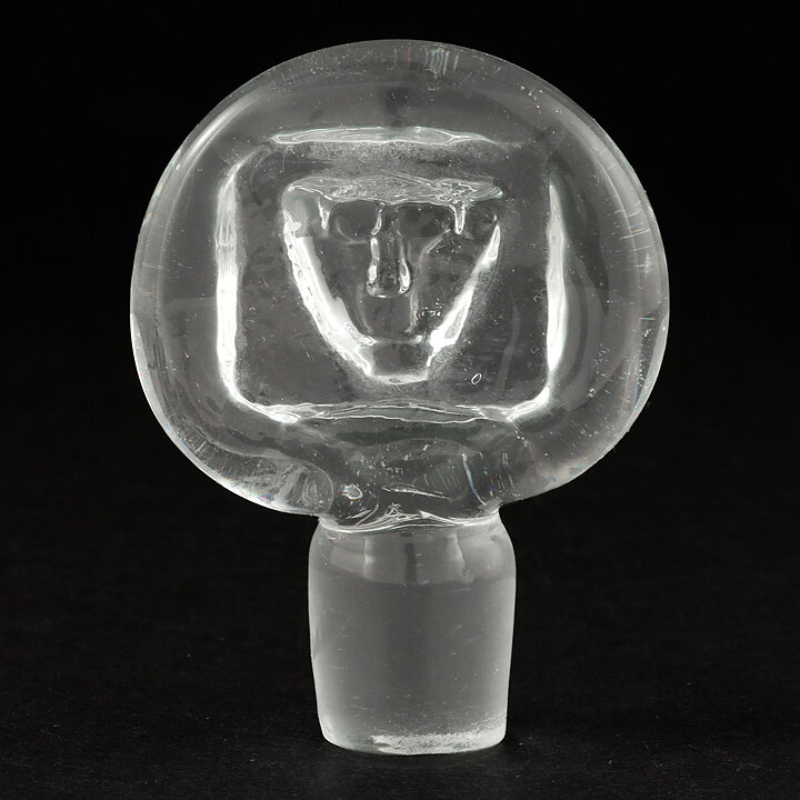 Erik Höglund (People 1957) Clear Sculptural Decanter Stopper 6 cm