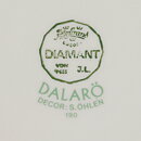 スザンネ・オーレン  Dalaröシリーズ  青いラインのコーヒーカップソーサー  14cm  1985年    [サンプル画像]  [送料無料]