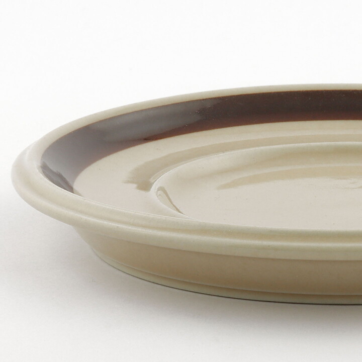 Raija Uosikkinen (Ruija 1975) Peach-Colored Teacup Saucer 16 cm  [Sample Images]  [Free Shipping]
