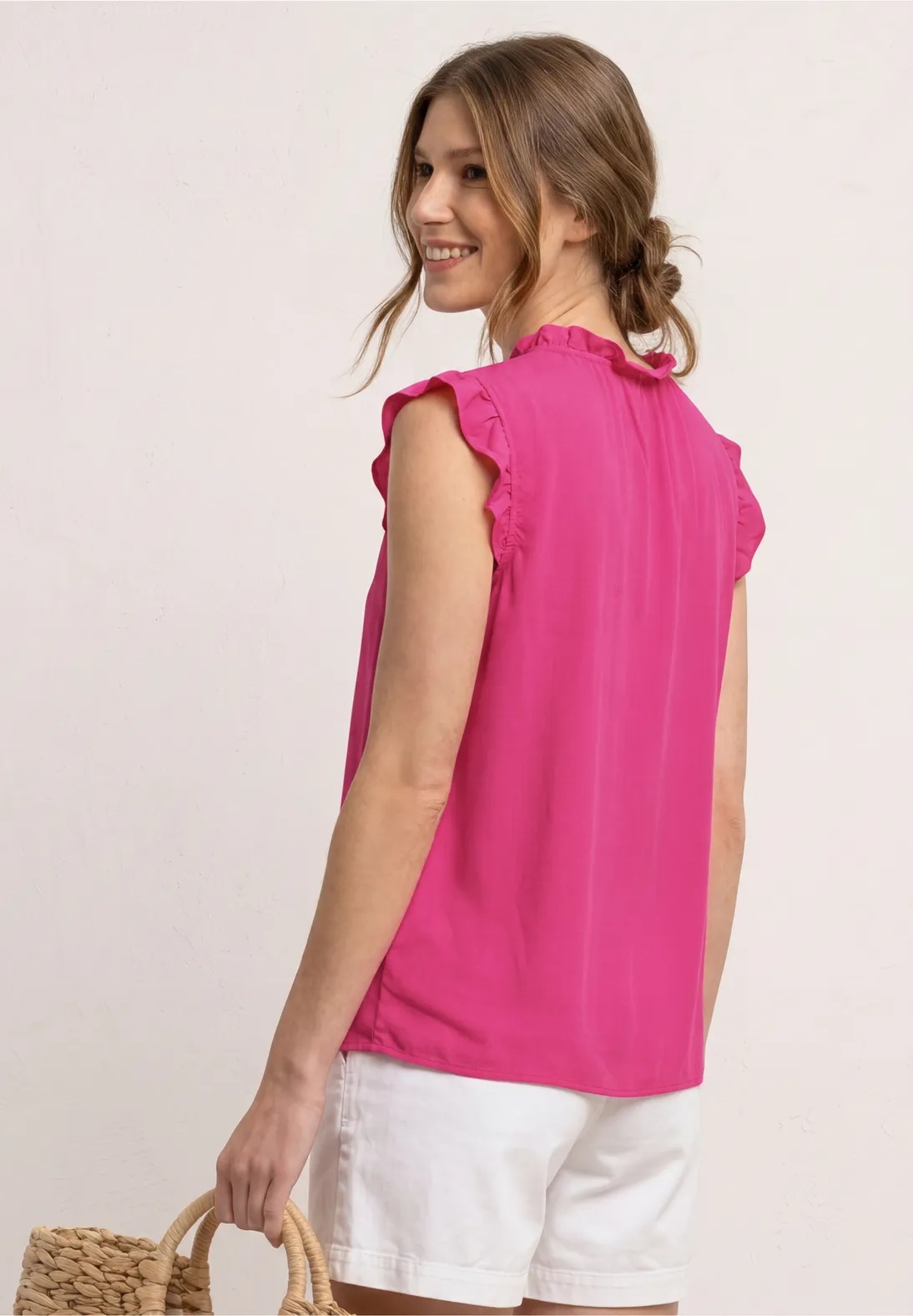 Buttoned Blouse Top - Street One - 3