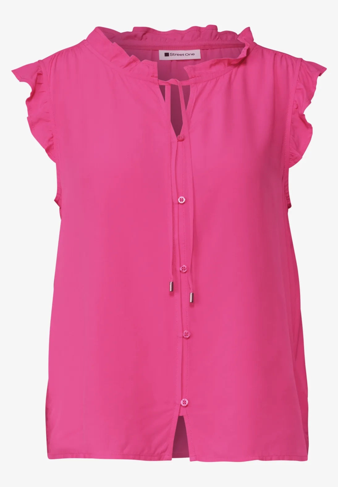 Buttoned Blouse Top - Street One - 4