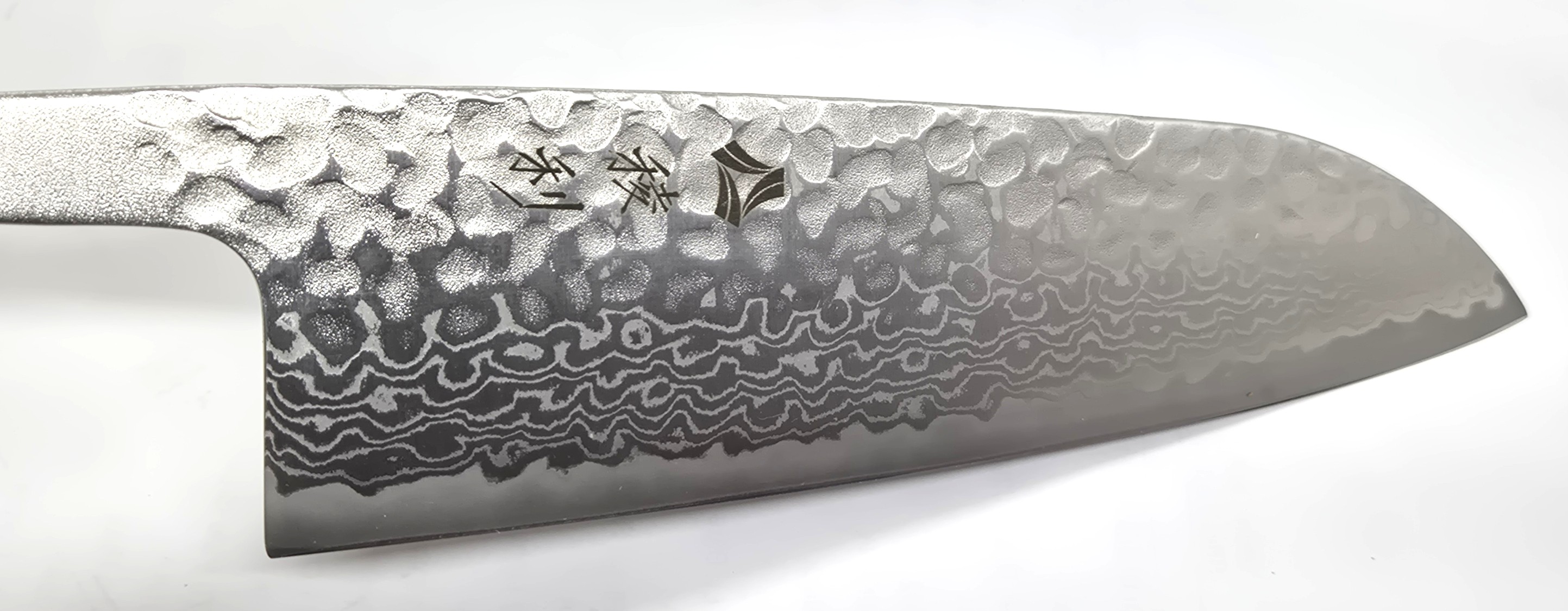 Ginsan Tsuchime Damaskus - Santoku 165