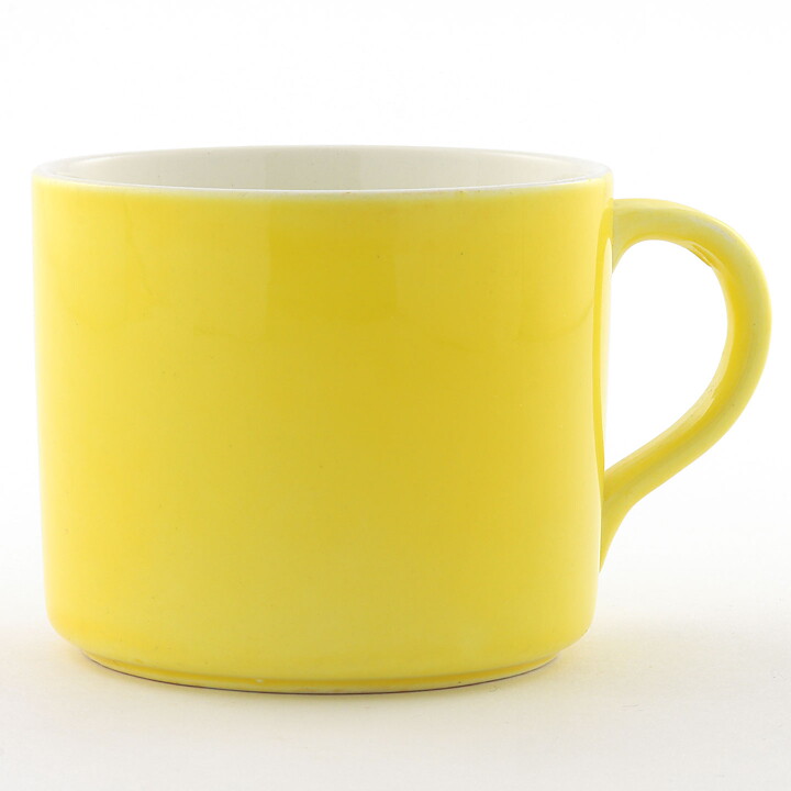 Hertha Bengtsson (Florita 1960s) Coffee Cup with Lemon Yellow Glaze 10 cm  [Sample Images] 