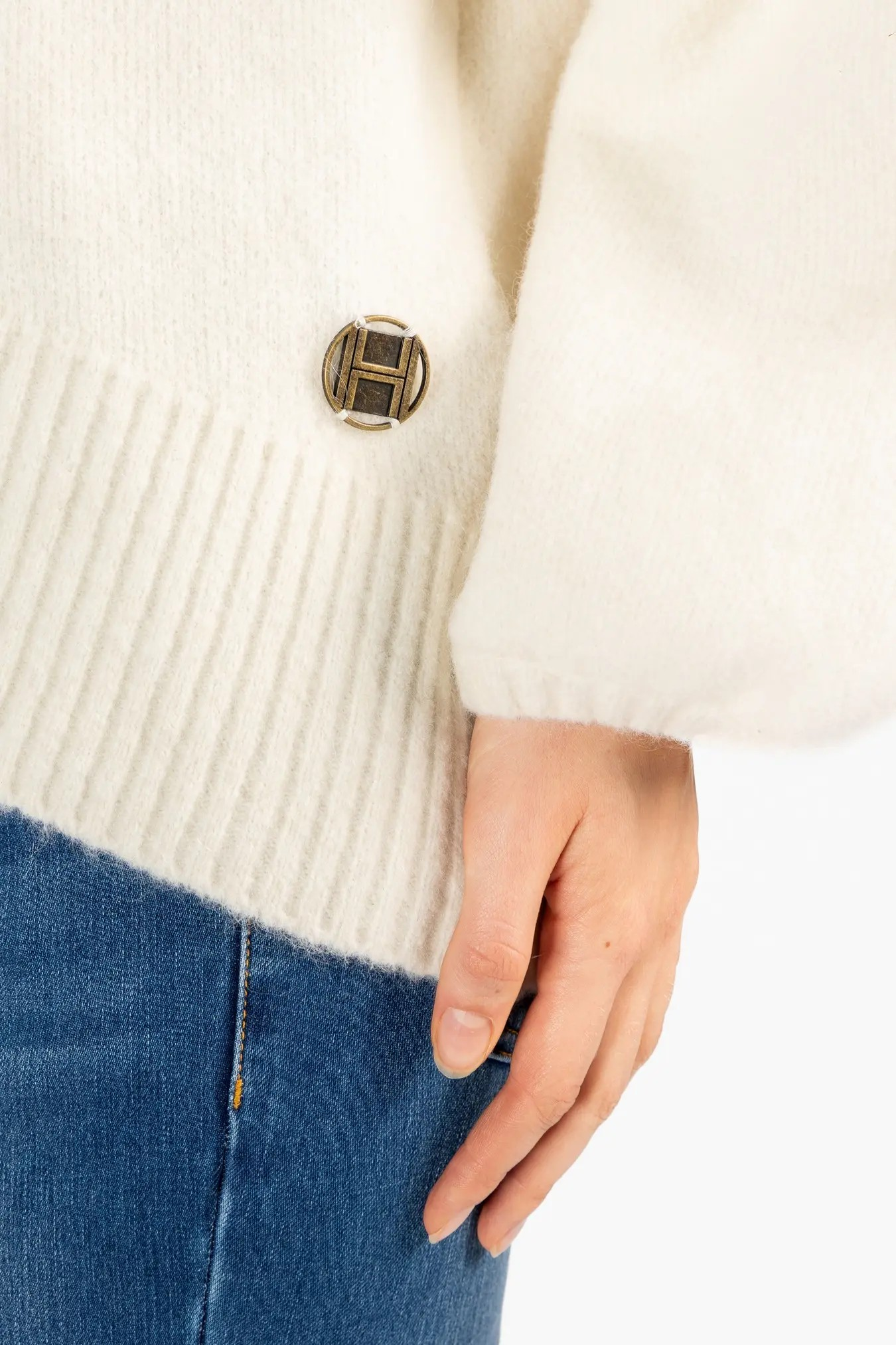 FAM Patch Short Sweater - HÉST - 3