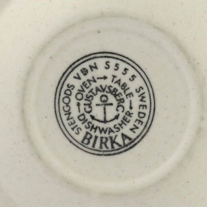 スティグ・リンドベリ  Birkaシリーズ  ライン模様のコーヒーカップソーサー  13cm  1973年  [サンプル画像]  [送料無料]