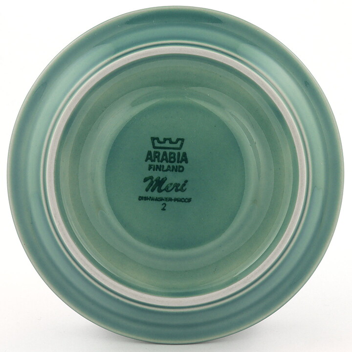 ウラ・プロコッペ  Meriシリーズ  青色のティーカップソーサー  15cm  1967年  [サンプル画像]  [送料無料]