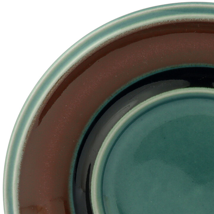  Ulla Procopé (Meri 1967) Sea-Colored Rustic Teacup Saucer 15 cm  [Sample Images]  [Free Shipping]