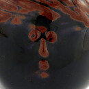Stig Lindberg (Combin 1970s) Bottle Woman Head with Tenmoku Glaze 7 cm (3)