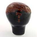 Stig Lindberg (Combin 1970s) Bottle Woman Head with Tenmoku Glaze 7 cm (3)