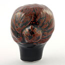 Stig Lindberg (Combin 1970s) Bottle Woman Head with Tenmoku Glaze 7 cm (3)