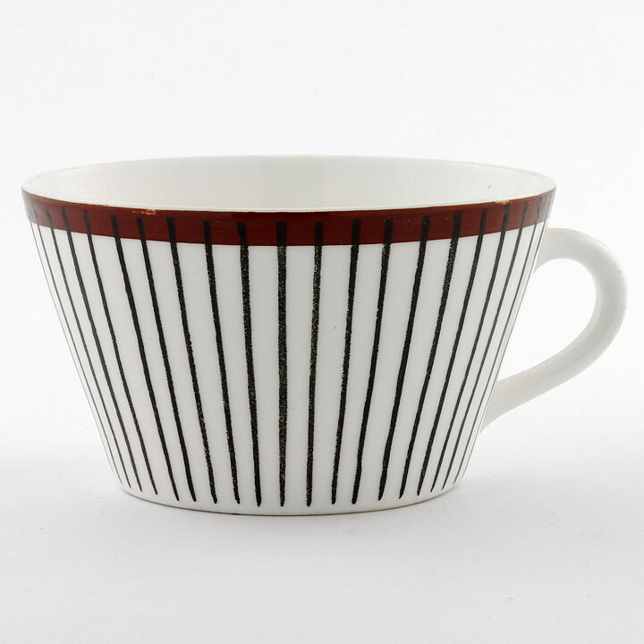 Stig Lindberg (Spisa Ribb 1955) Teacup with Brown Decor 12 cm (No Saucer)