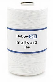 Mattlanka 12/6  500 g / rulla Valkoinen/Valkaistu